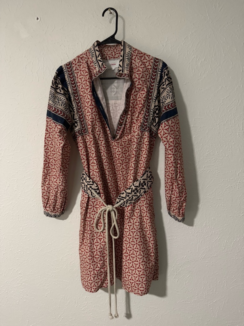 Xirena Pink long Sleeve Dress with Mandarin Collar Size XS - Picture 2 of 7